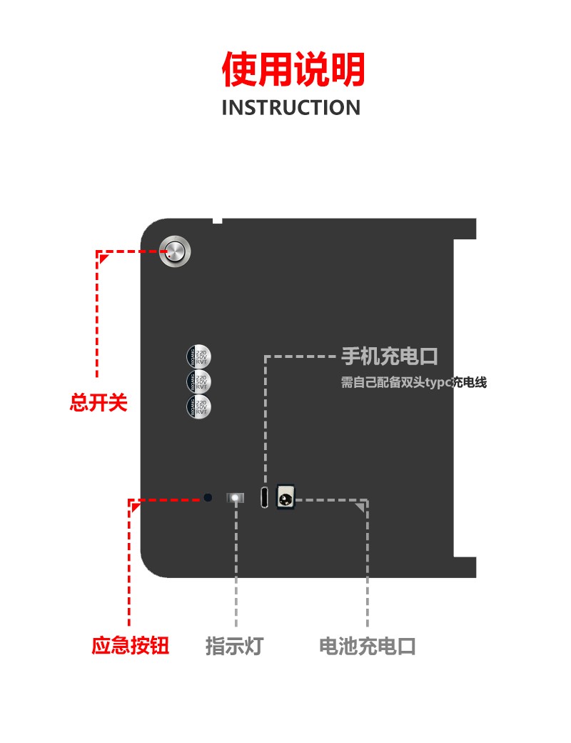 巛跃电推设备接口示意图